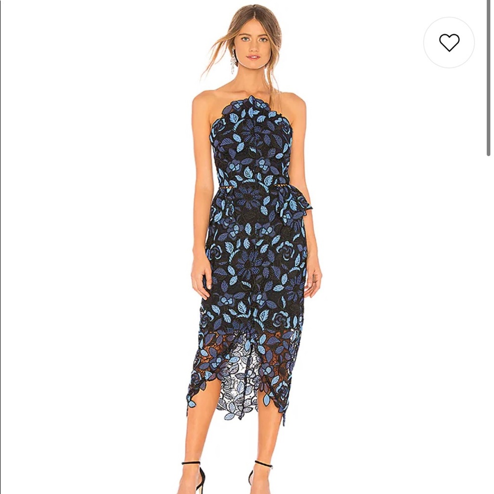 TIMES DRESS IN BLUE MULTI - ELLIATT